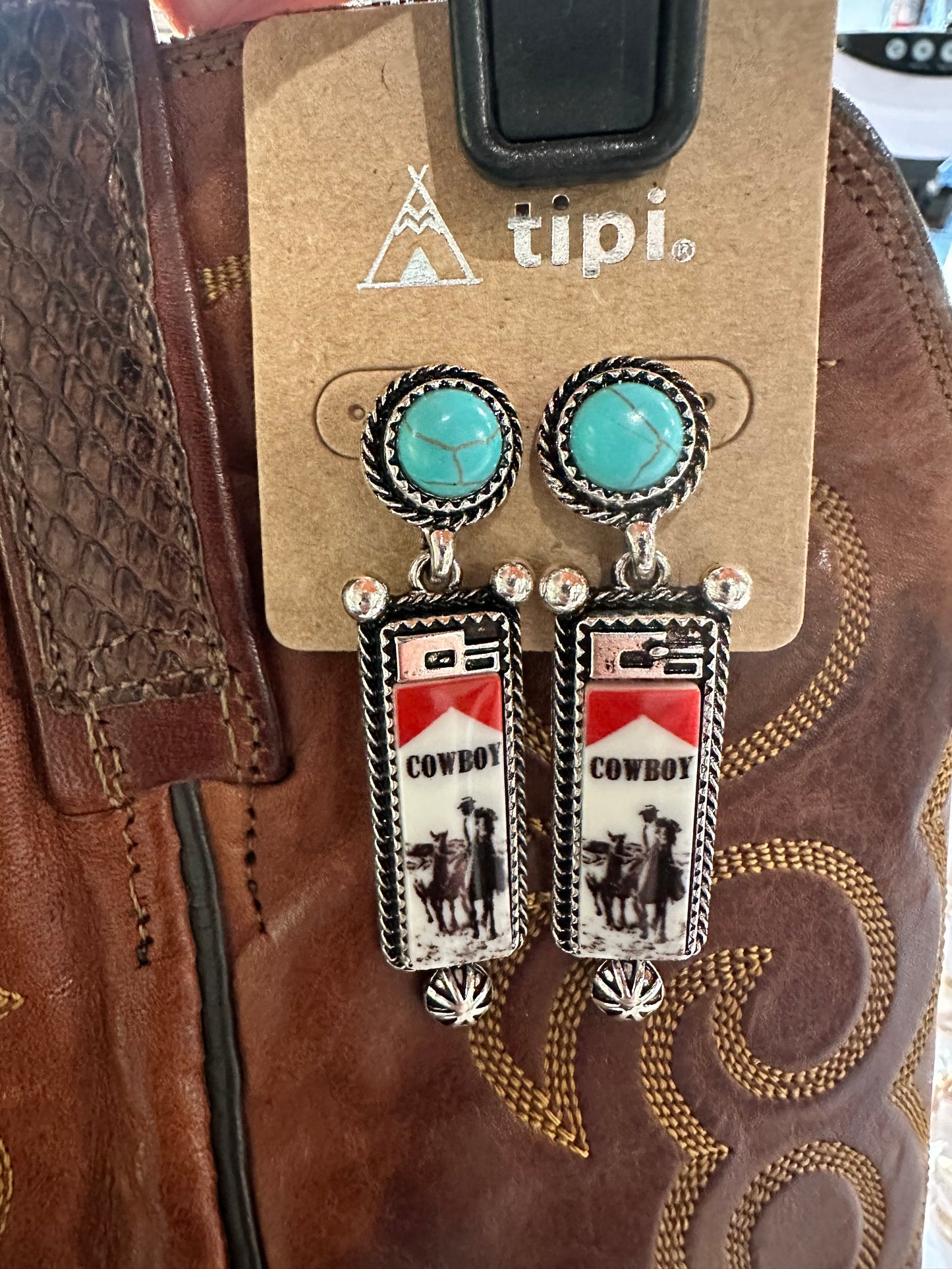 Marlboro Man Earring