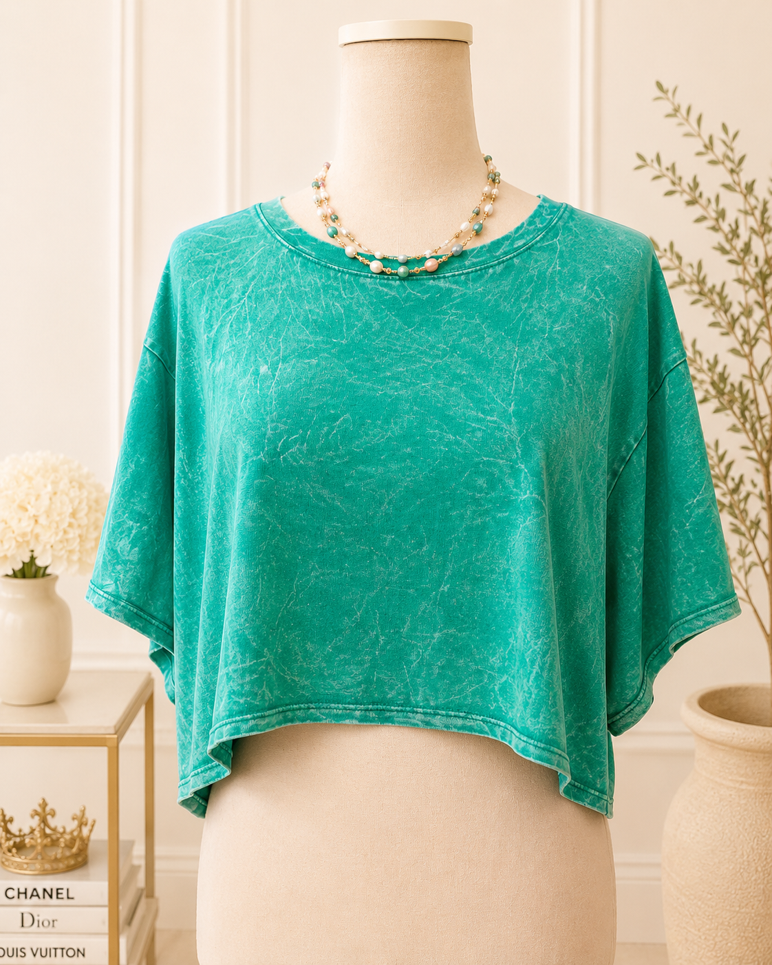 Mineral Washed Boxy Tee