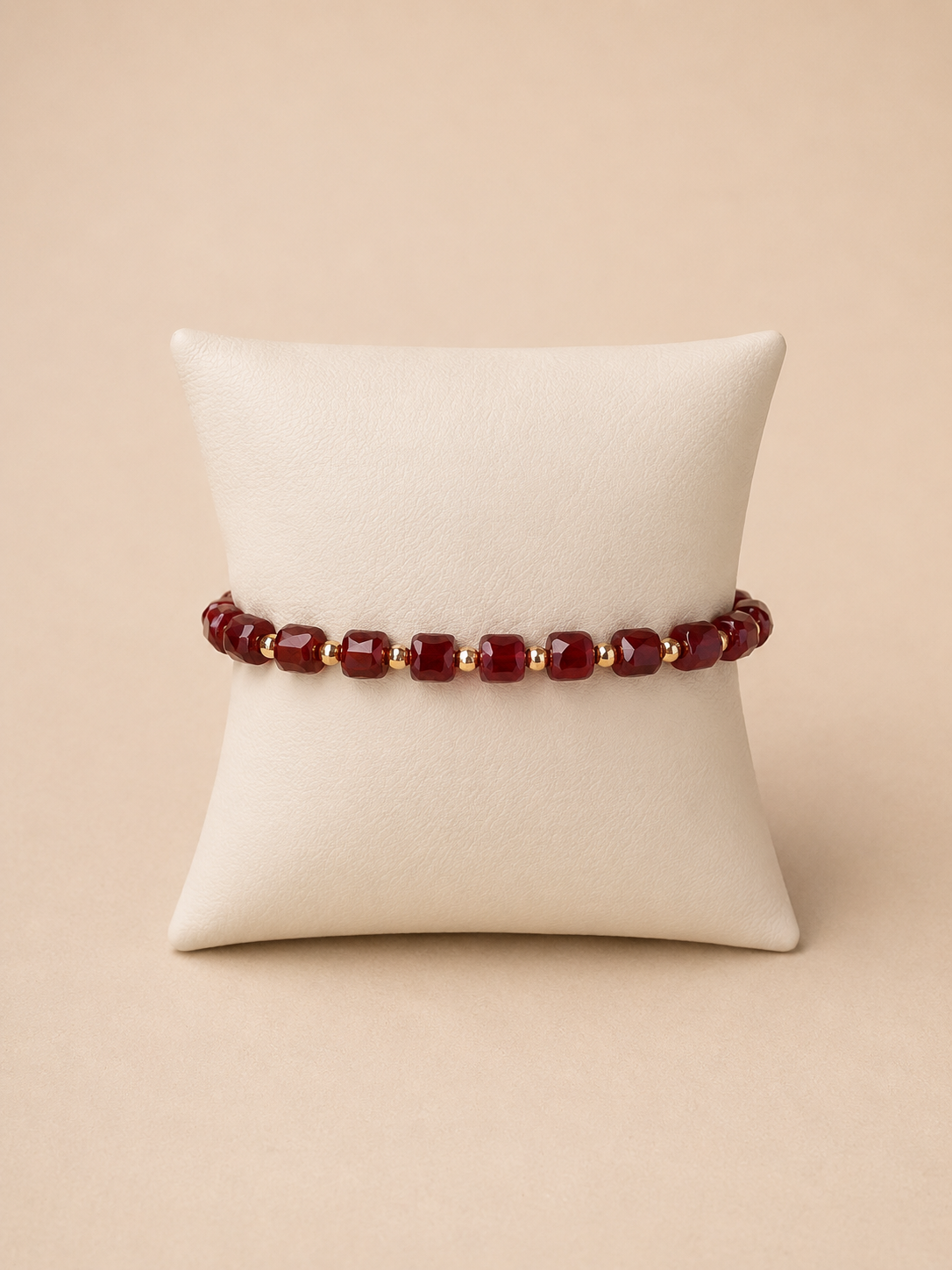Raspberry Beret Bracelet