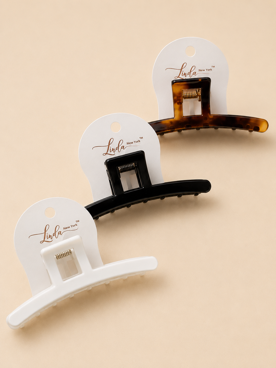 Linda Claw Clip (Set of 3)