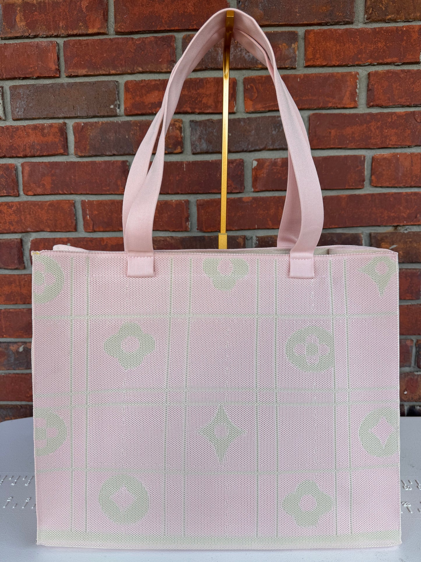 Designer Inspired Knit Tote