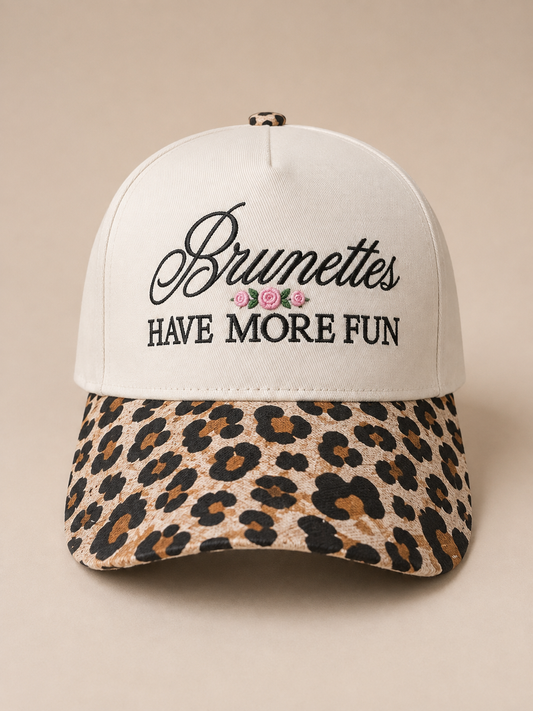 Brunettes Have More Fun Trucker Hat