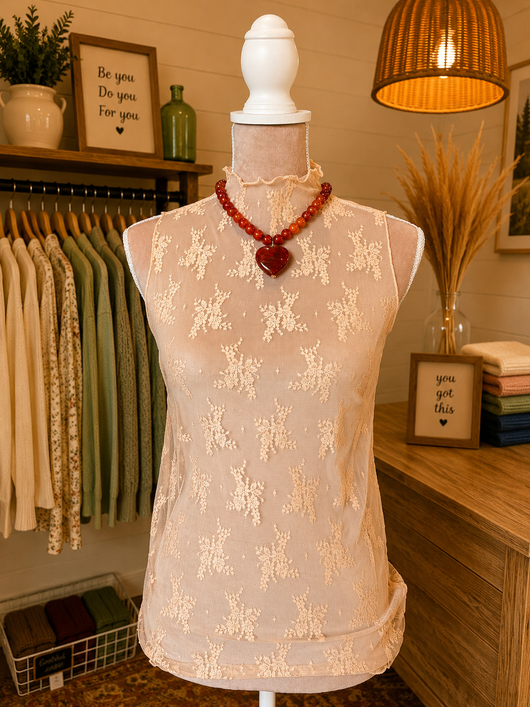 The Secret Garden Sheer Tank