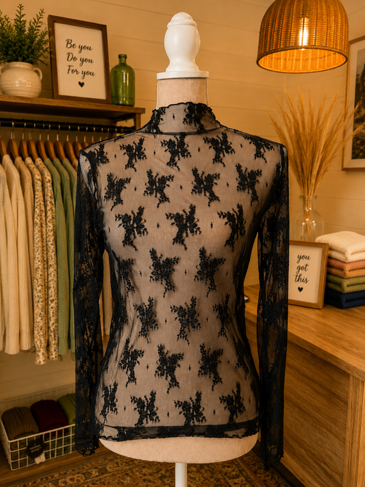 The Secret Garden Sheer Top