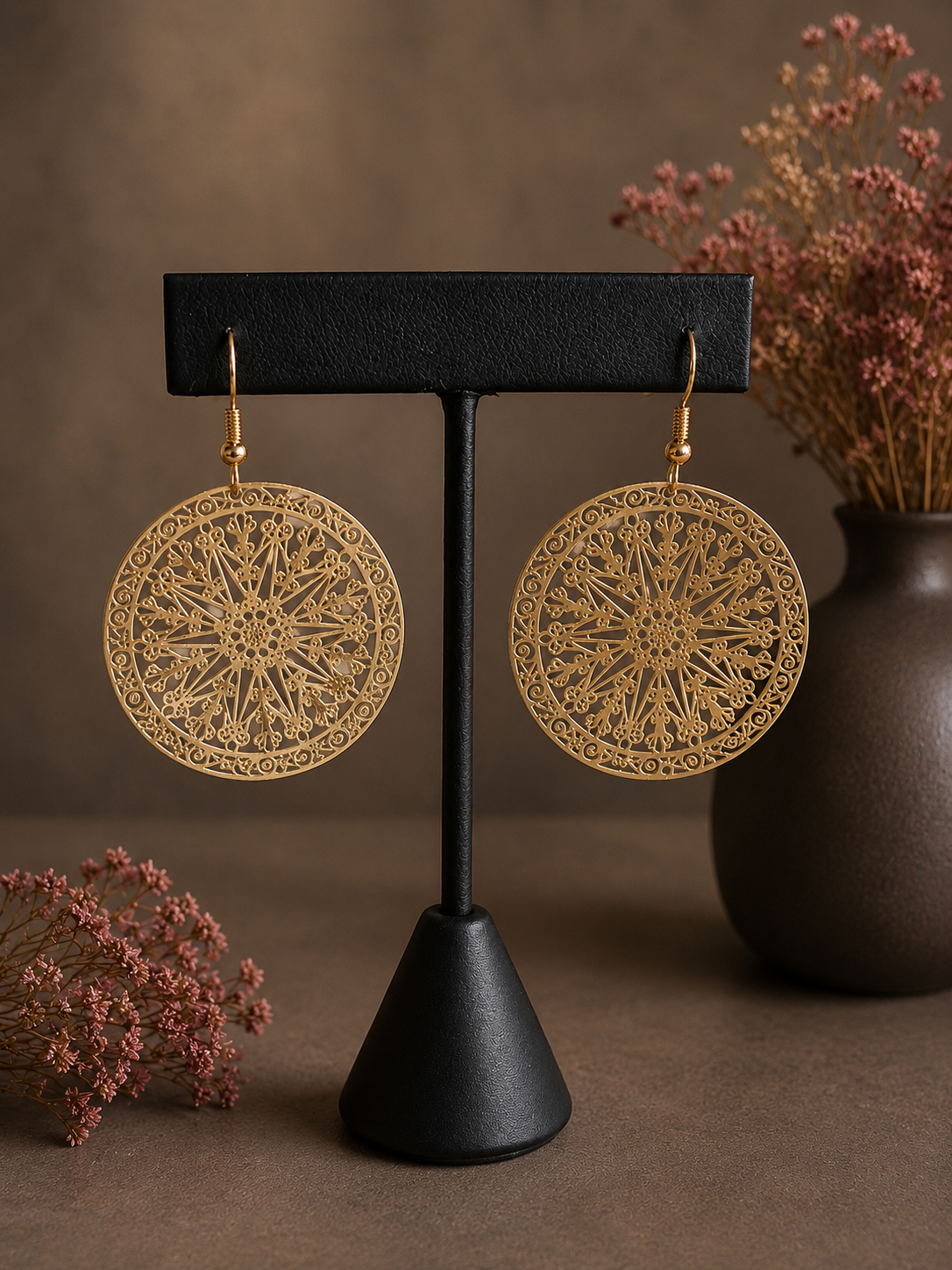 Marley Gold Medallion Earring (imperfect)