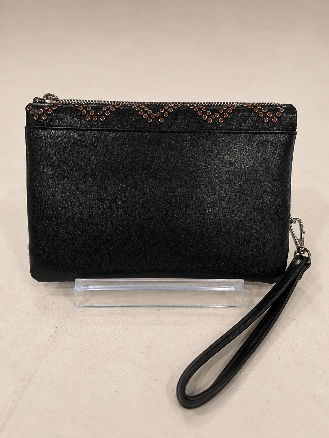 Studded Shimmer Clutch