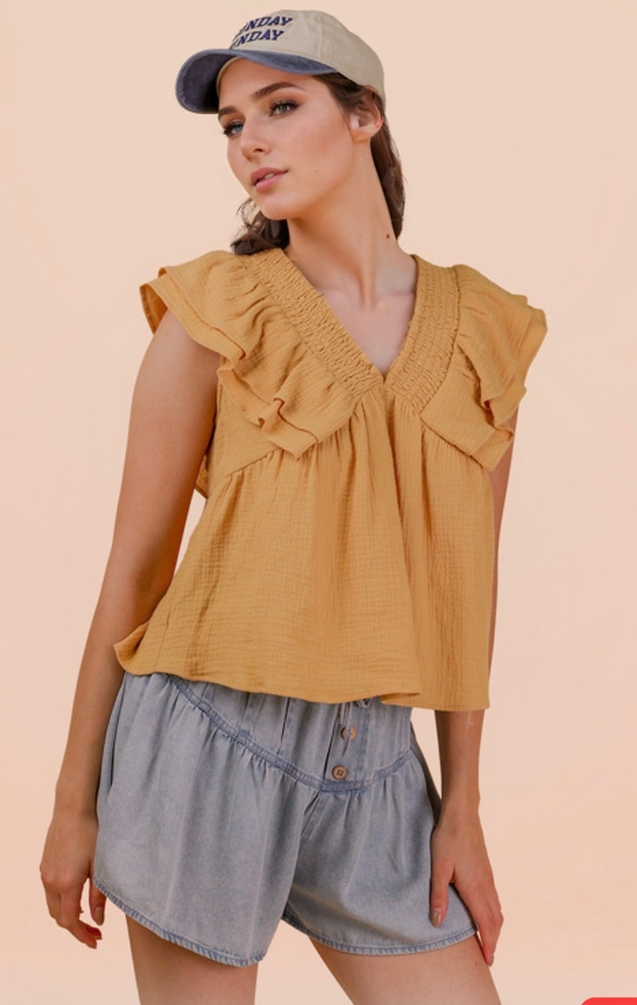Maisie Ruffle Top