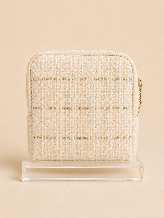 Tweed Jewelry Pouch