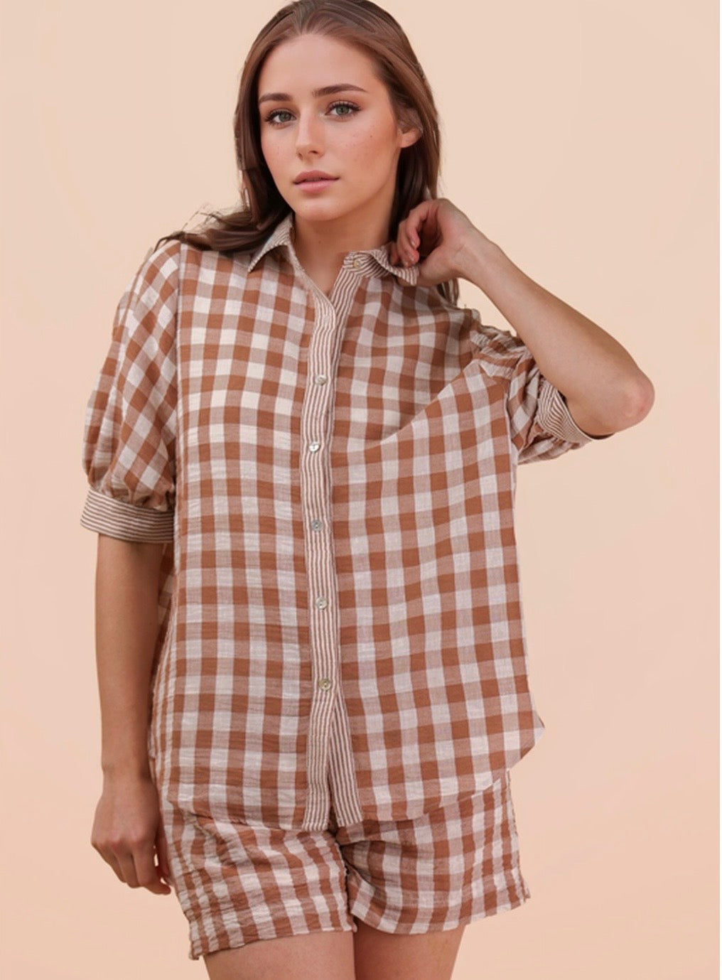 Coastal Gingham Set