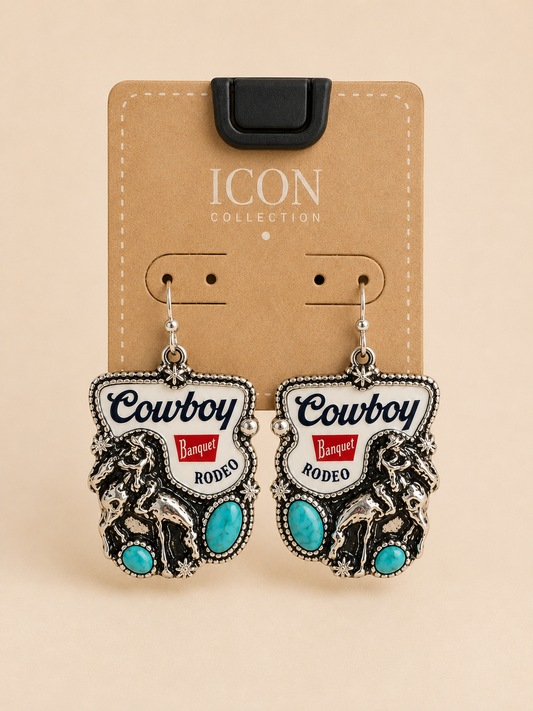 Cowboy Rodeo Earring