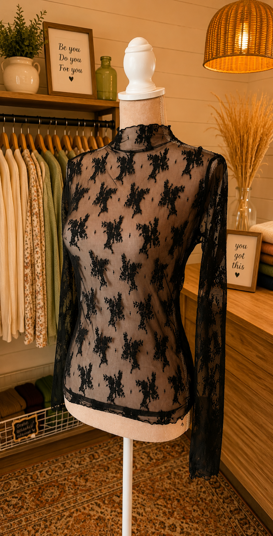 The Secret Garden Sheer Top