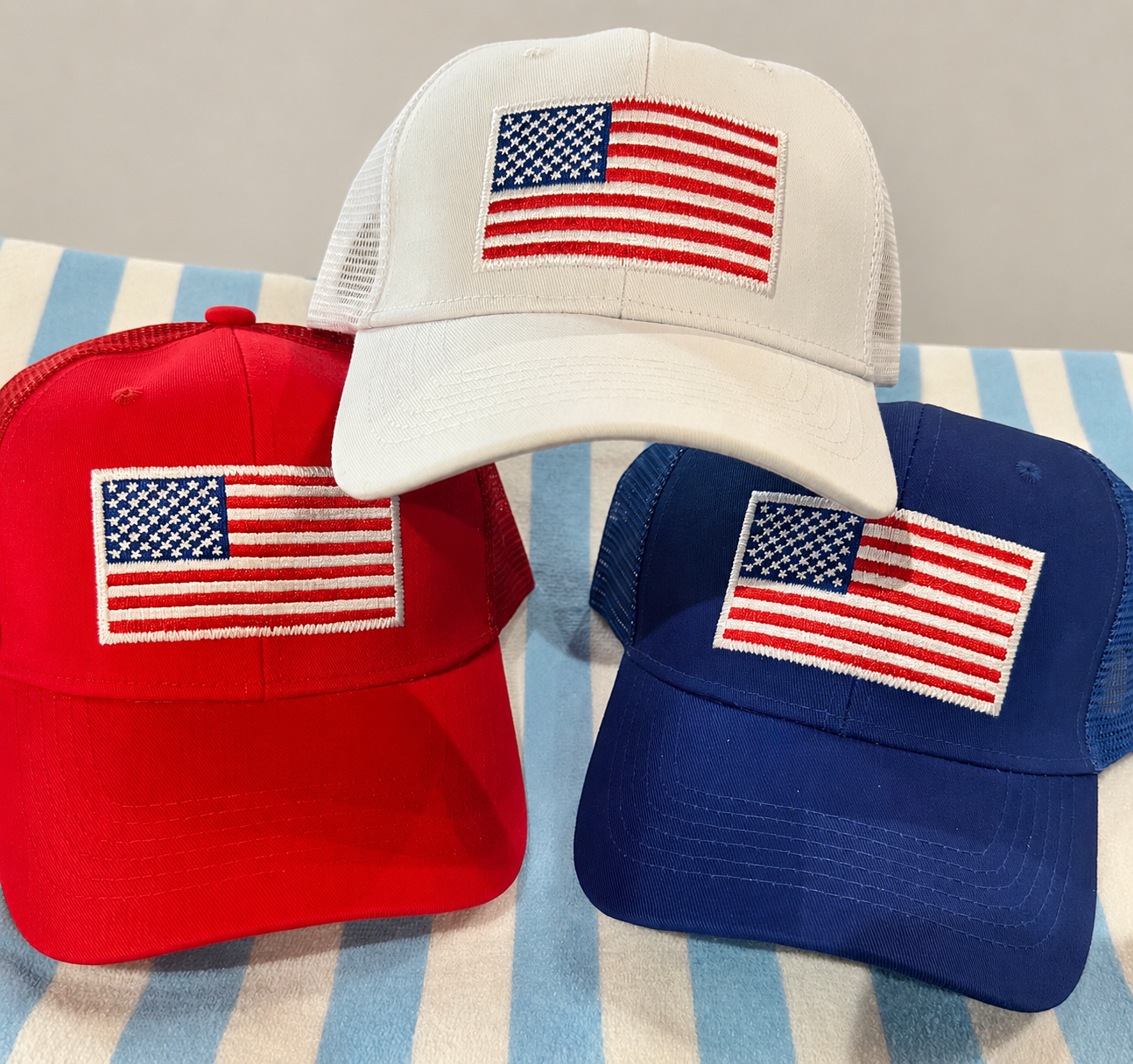 American Flag Patch Hat