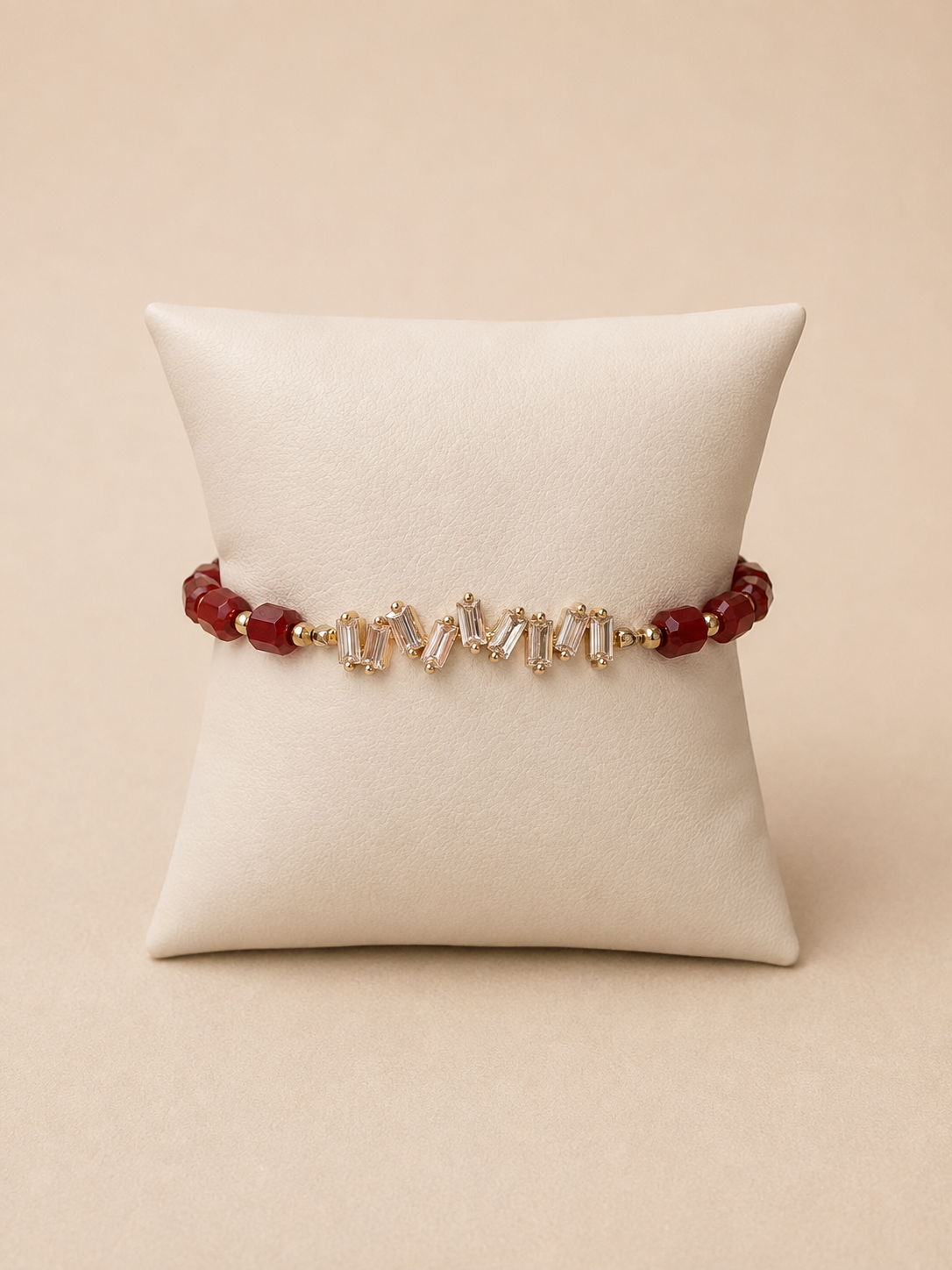 Raspberry Beret Bracelet